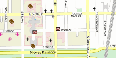 Robie House Chicago Stadtplan
