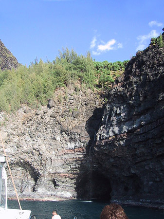 Fotos Höhlen in der Steilküste