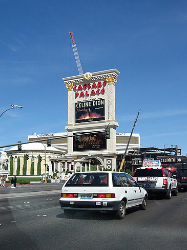 Las Vegas aus dem Auto Fotos