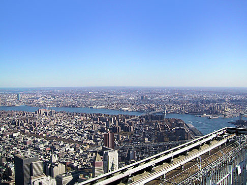 Blick über New York Foto 