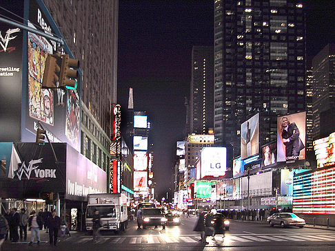 Foto Times Square bei Nacht - New York